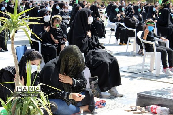 عزاداری مردم اسلامشهر در روز عاشورای حسینی
