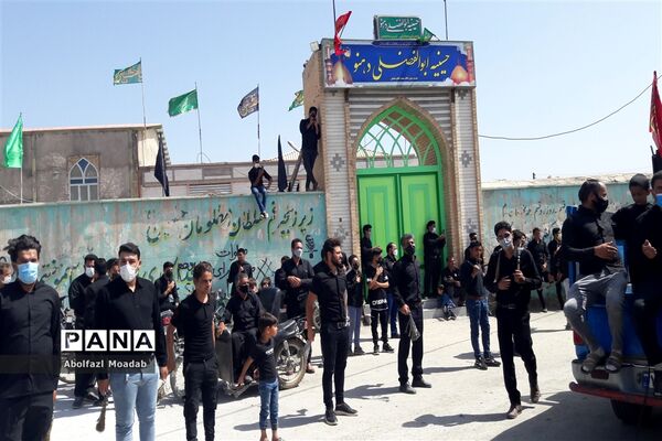 عاشورای حسینی در حسینیه روستای دهنو در خلیل آباد