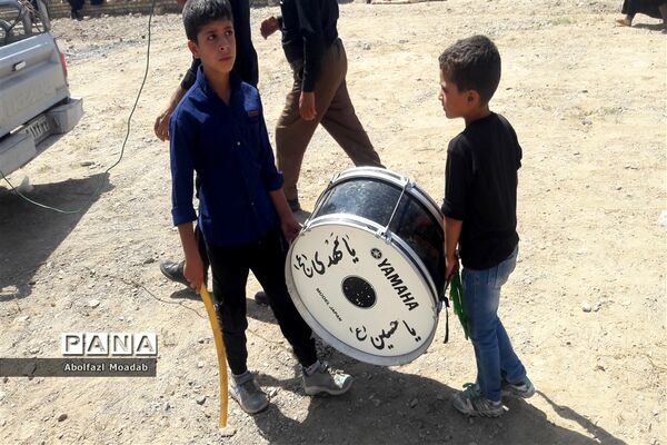 عاشورای حسینی در حسینیه روستای دهنو در خلیل آباد
