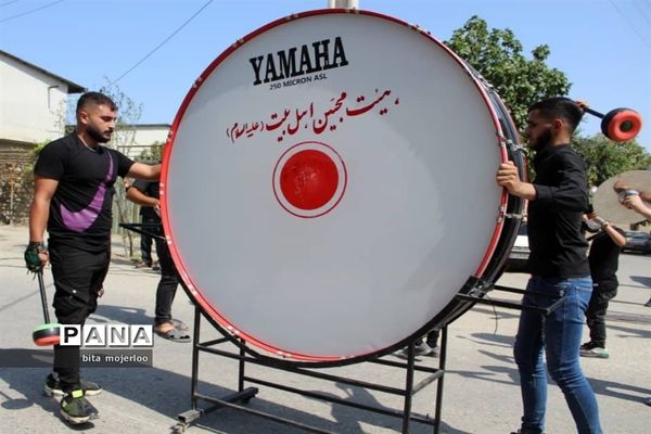 مراسم عزاداری عاشورای حسینی در شهرستان گلوگاه