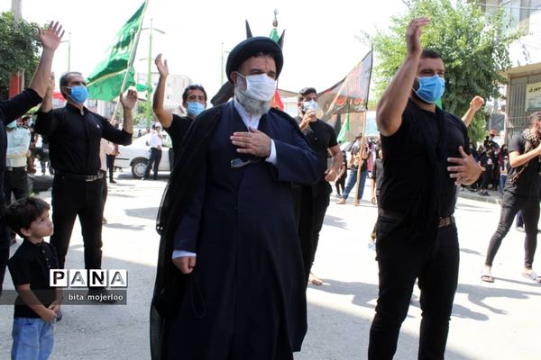 مراسم عزاداری عاشورای حسینی در شهرستان گلوگاه