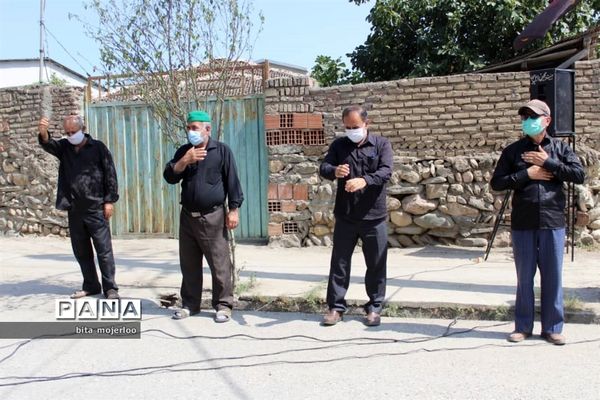 مراسم عزاداری عاشورای حسینی در شهرستان گلوگاه