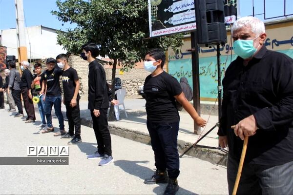 مراسم عزاداری عاشورای حسینی در شهرستان گلوگاه