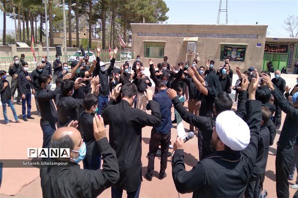 عاشورای حسینی درمسجد چهارده معصوم شهرستان درمیان