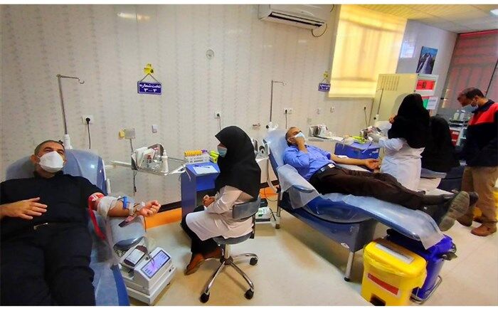 بازدید استاندار کهگیلویه و بویراحمد از اداره کل انتقال خون استان در روز عاشورا