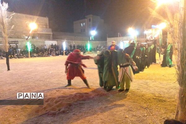 مراسم تعزیه خوانی در شب شام غریبان