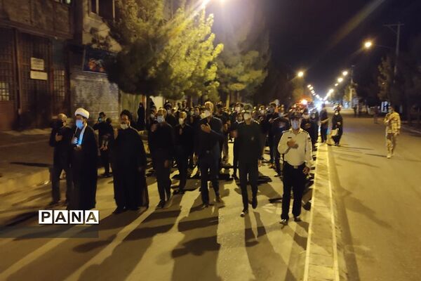 مراسم عزاداری شام غریبان در شهرستان درمیان