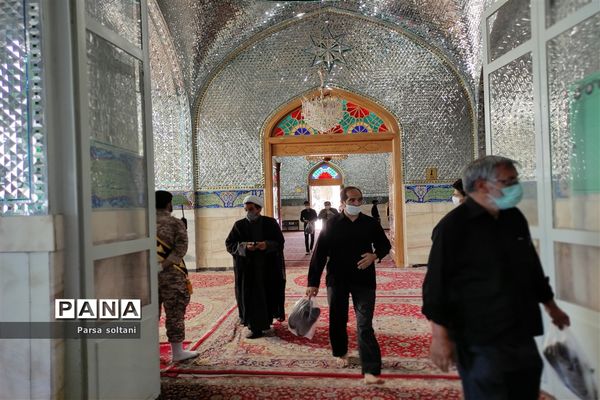 برگزاری نماز جمعه در محل زیارتگاه امامزاده سید حمزه کاشمر