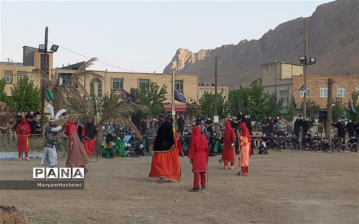 حرکت قافله خورشید در شهرستان بن