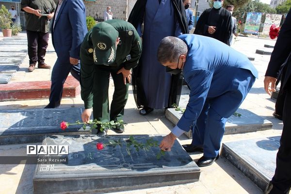 گلباران مزارشهدای آستان مقدس امامزاده عقیل(ع) اسلامشهر