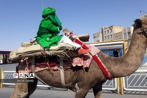 حرکت کاروان نمادین اسرای کربلا در قم