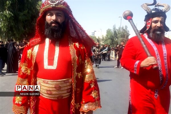 حرکت کاروان نمادین اسرای کربلا در قم