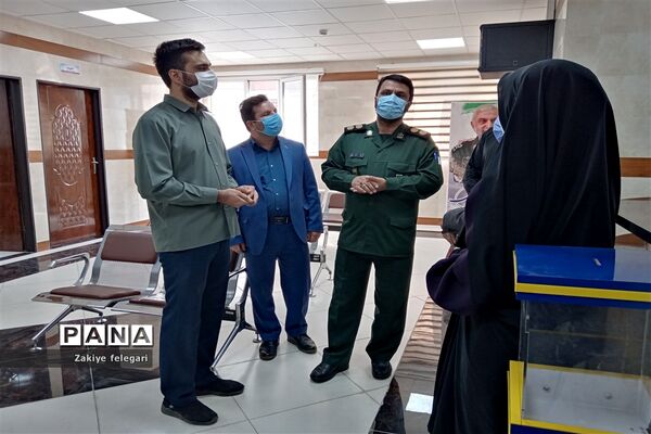 افتتاح مرکز واکسیناسیون درمانگاه مدافعان حرم شهرستان بهارستان
