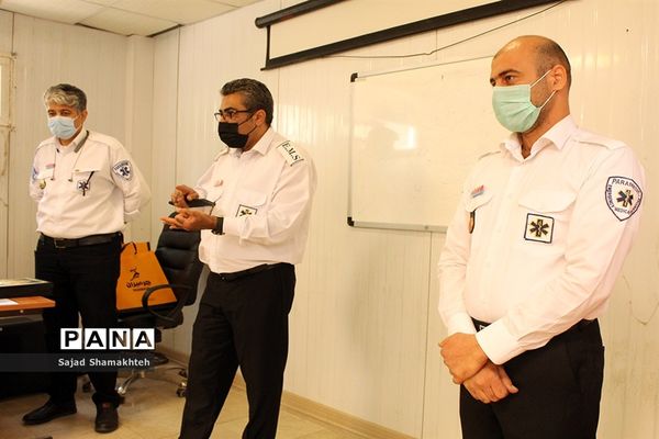 آیین گرامیداشت روز پزشک در مرکز اورژانس استان خوزستان