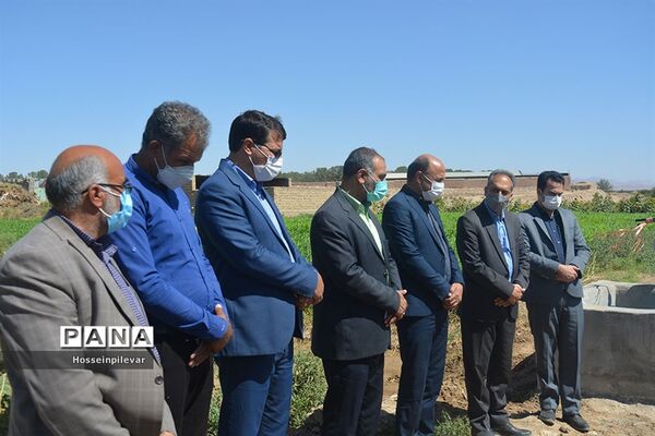 پروژه آبیاری کم فشار در معصوم آباد شهرستان خوسف