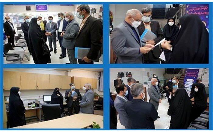 بازدید سرزده حاجی میرزایی از اداره راهبری مکاتبات، اسناد و میز خدمت آموزش و پرورش
