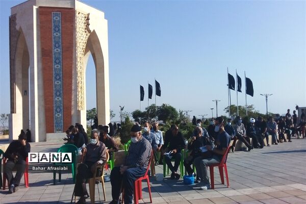 برگزاری مراسم دعای ندبه در شهرک آبشناسان شهرستان رباط کریم