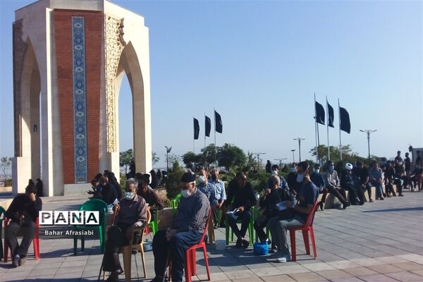 برگزاری مراسم دعای ندبه در شهرک آبشناسان شهرستان رباط کریم