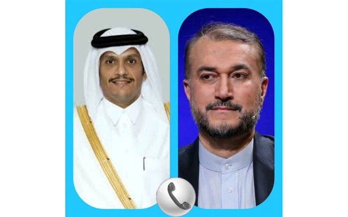 وزیر خارجه قطر از امیرعبداللهیان برای سفر به این کشور دعوت کرد