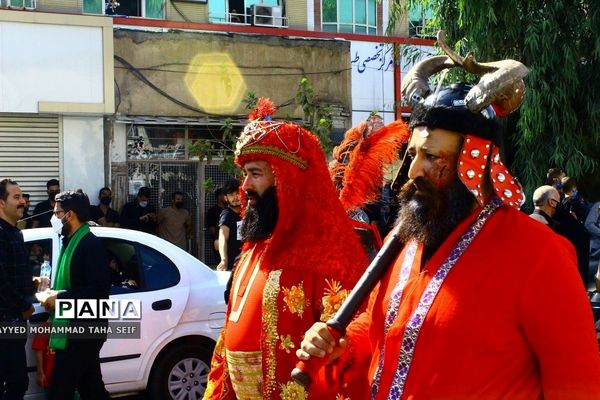 هیات «دخیل العباس» کاروان نمادین اسرای کربلا قم