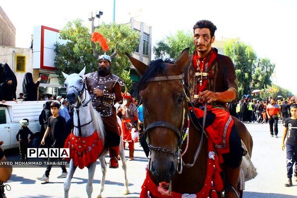 هیات «دخیل العباس» کاروان نمادین اسرای کربلا قم