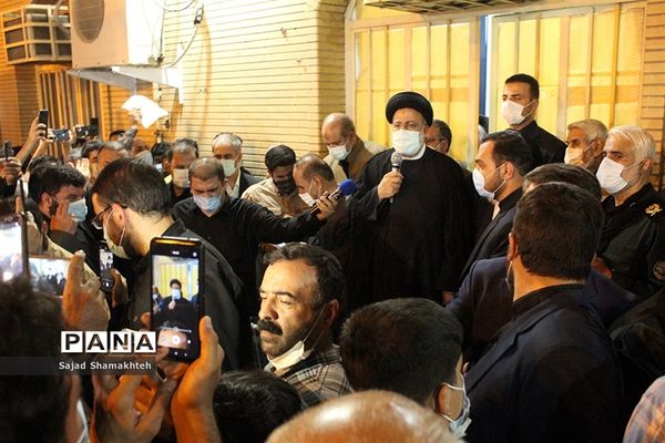 دیدار رییس جمهوری از منطقه منبع آب اهواز