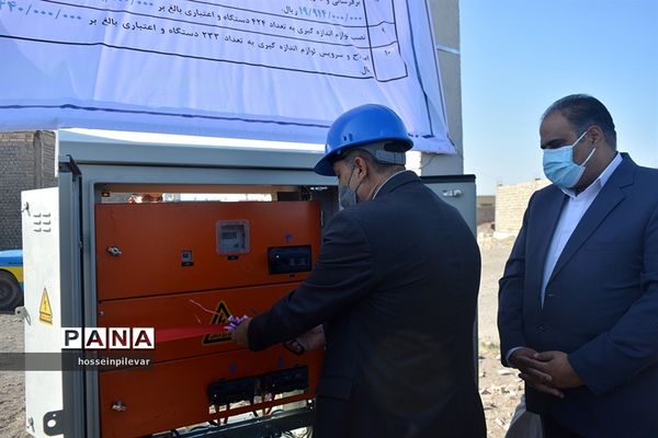 تامین برق شهرک ماژان در شهرستان خوسف