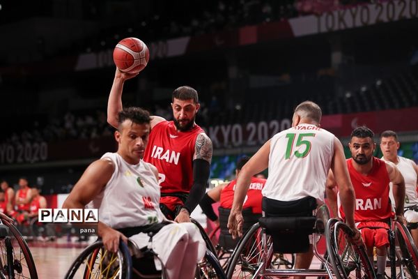 دیدار بسکتبال با ویلچر ایران و الجزایر