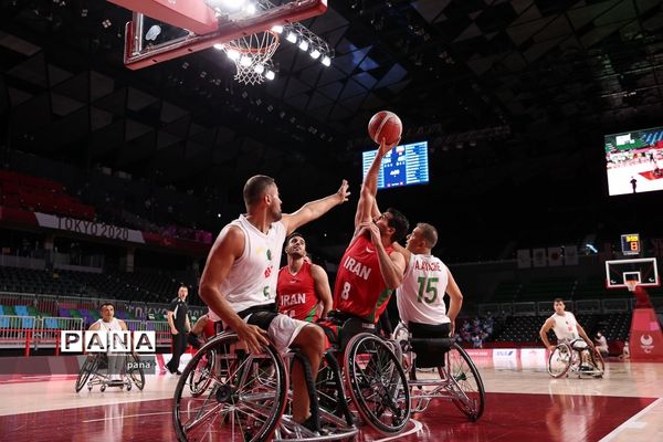 دیدار بسکتبال با ویلچر ایران و الجزایر