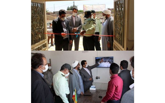 بهره‌برداری از پروژه‌های زمین والیبال و پارک روستایی در شهرستان فیروزه