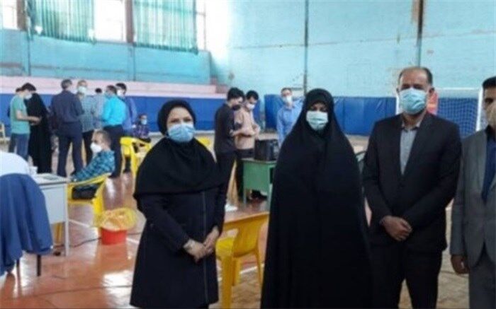 مرحله دوم واکسیناسیون فرهنگیان آموزش و پرورش جوادآباد