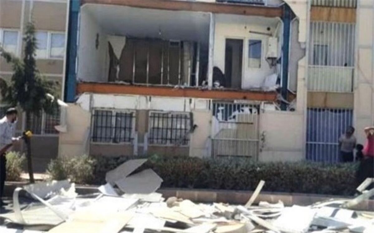 انفجار گاز در  ساختمان مسکونی شهر پرند
