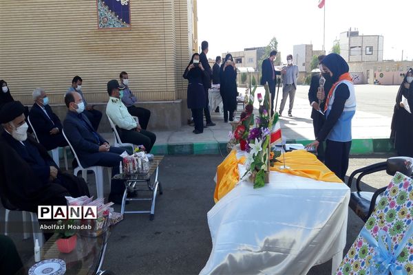 آئین افتتاحیه  پروژه‌های آموزش و پرورش شهرستان کاشمر