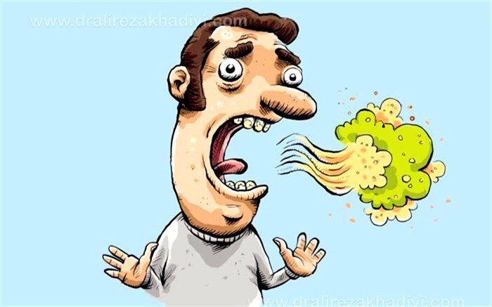 علت بوی بد دهان