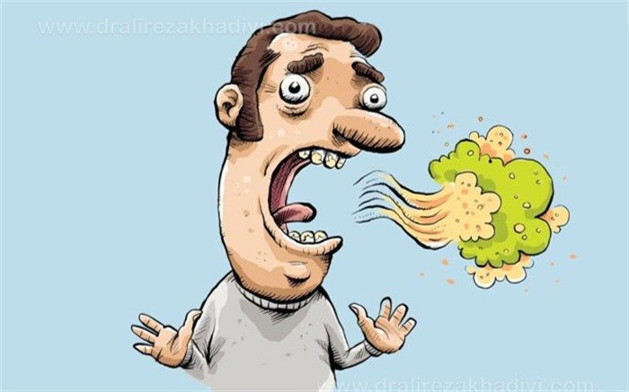 علت بوی بد دهان