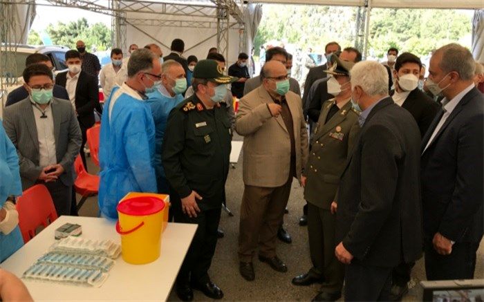 مرکز تجمیعی واکسیناسیون سازمان صنایع هوایی وزارت دفاع افتتاح شد