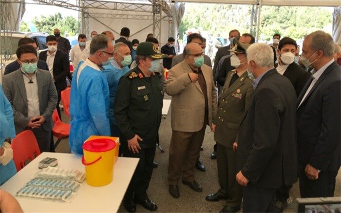 مرکز تجمیعی واکسیناسیون سازمان صنایع هوایی وزارت دفاع افتتاح شد
