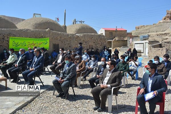 مراسم افتتاحیه پروژه آبرسانی ماهمیران در روستای ماهمیران شهرستان خوسف