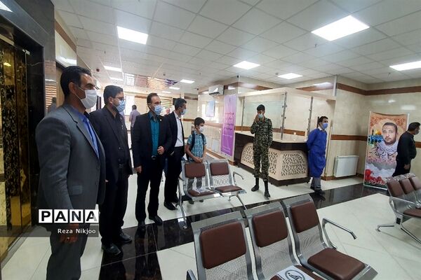 دومین قطار سلامت فرهنگیان در ایستگاه آموزش و پرورش ناحیه یک بهارستان