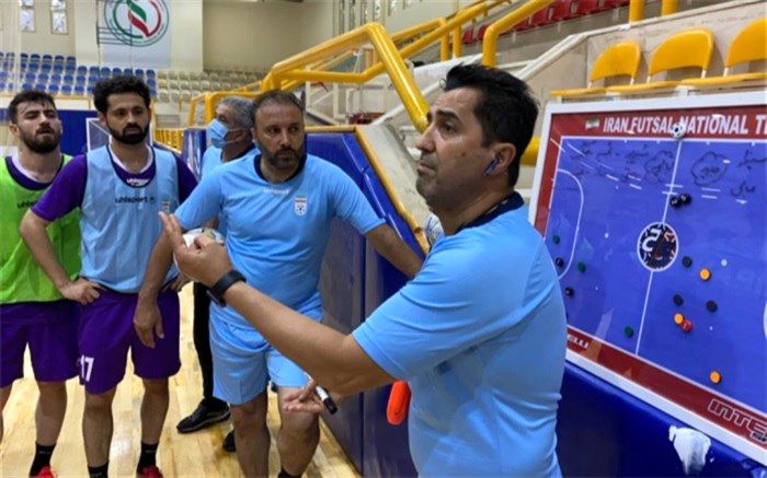 اردونشینان تیم ملی فوتسال معرفی شدند