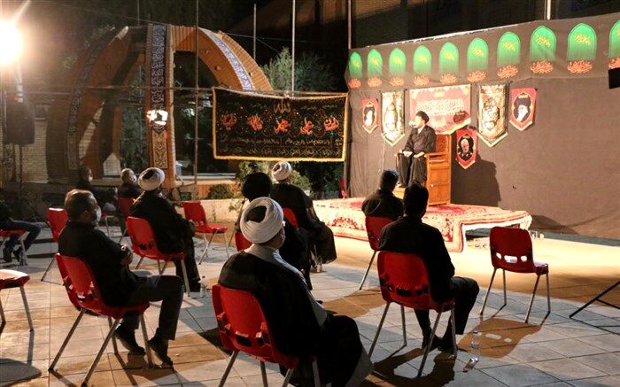 مجلس عزدارای سیدالشهدا(ع) در پردیس حضرت معصومه(س) دانشگاه فرهنگیان قم