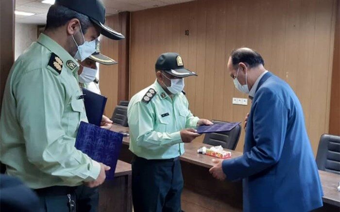 قدردانی فرمانده نیروی انتظامی ملارد از کادردرمان