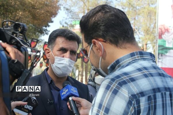 آیین استقبال ازقهرمان ورزش جانبازان و معلولین در گلستان شهدای اصفهان ۱۴۰۰