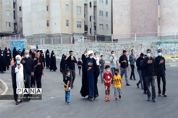 برگزاری کاروان عزاداری شهادت امام زین العابدین‌( ع) در رباط‌کریم