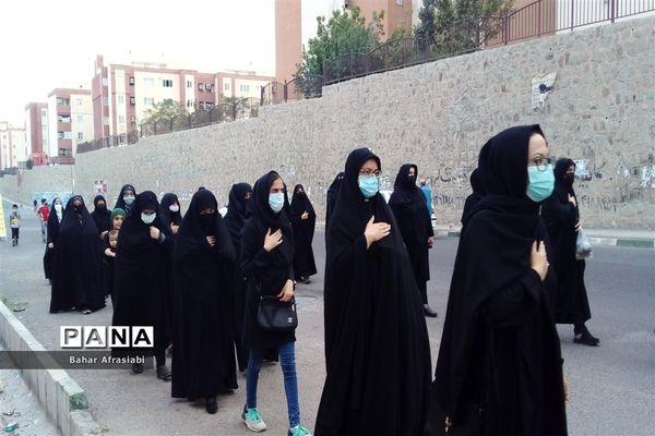 برگزاری کاروان عزاداری شهادت امام زین العابدین‌( ع) در رباط‌کریم