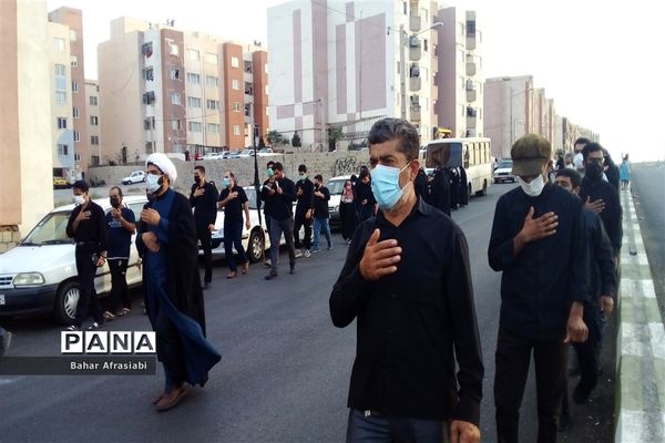 برگزاری کاروان عزاداری شهادت امام زین العابدین‌( ع) در رباط‌کریم