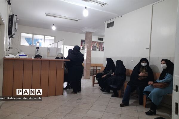 تزریق دُز دوم  واکسن کووید ۱۹ به فرهنگیان منطقه۱۶