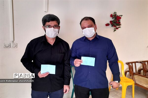تزریق دُز دوم  واکسن کووید ۱۹ به فرهنگیان منطقه۱۶