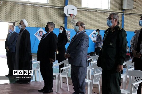 آئین افتتاح مرکز واکسیناسیون ناحیه مقاومت بسیج سپاه سیدالشهدا(ع) شهرستان اسلامشهر
