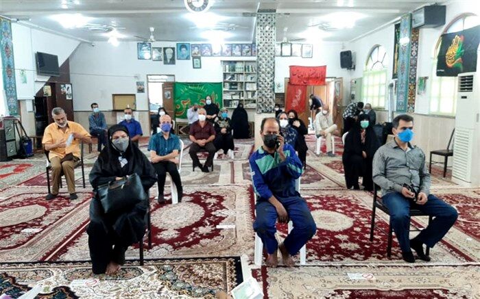 ادامه واکسیناسیون در مسجد آقا دوبرادران لچه گوراب رشت